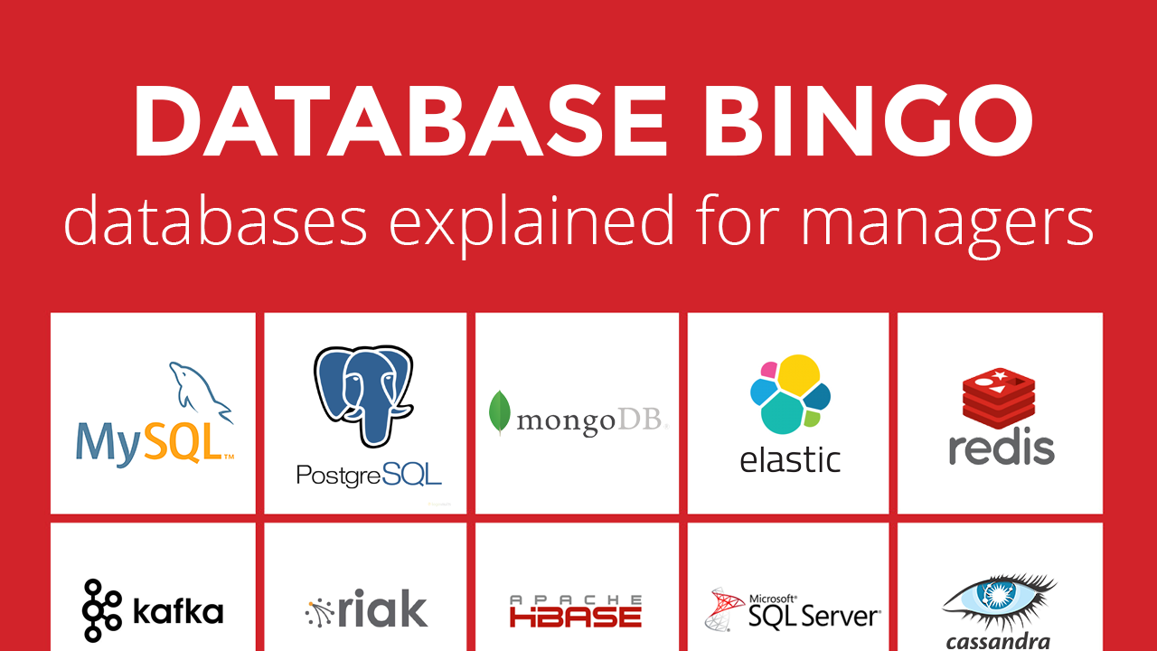 Database bingo - databases explained for managers